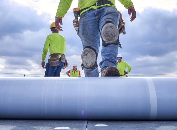 flat roof replacement services in Westwood