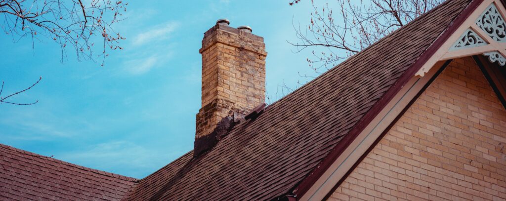 Chimney in need of repair, Brookline, MA